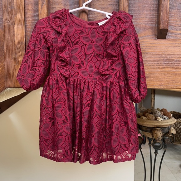 Cat & Jack, 2T, Red Dress - Picture 3 of 3